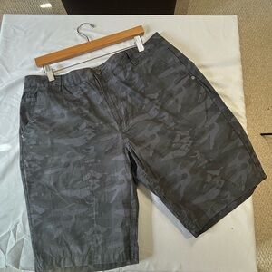 Calvin Klein Jeans Dark Gray Camo Cargo Shorts